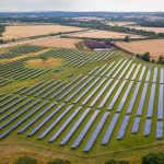 solar panels farm